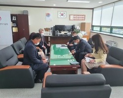 2021년 4월 20일 인천지방중소벤처기업청 방문